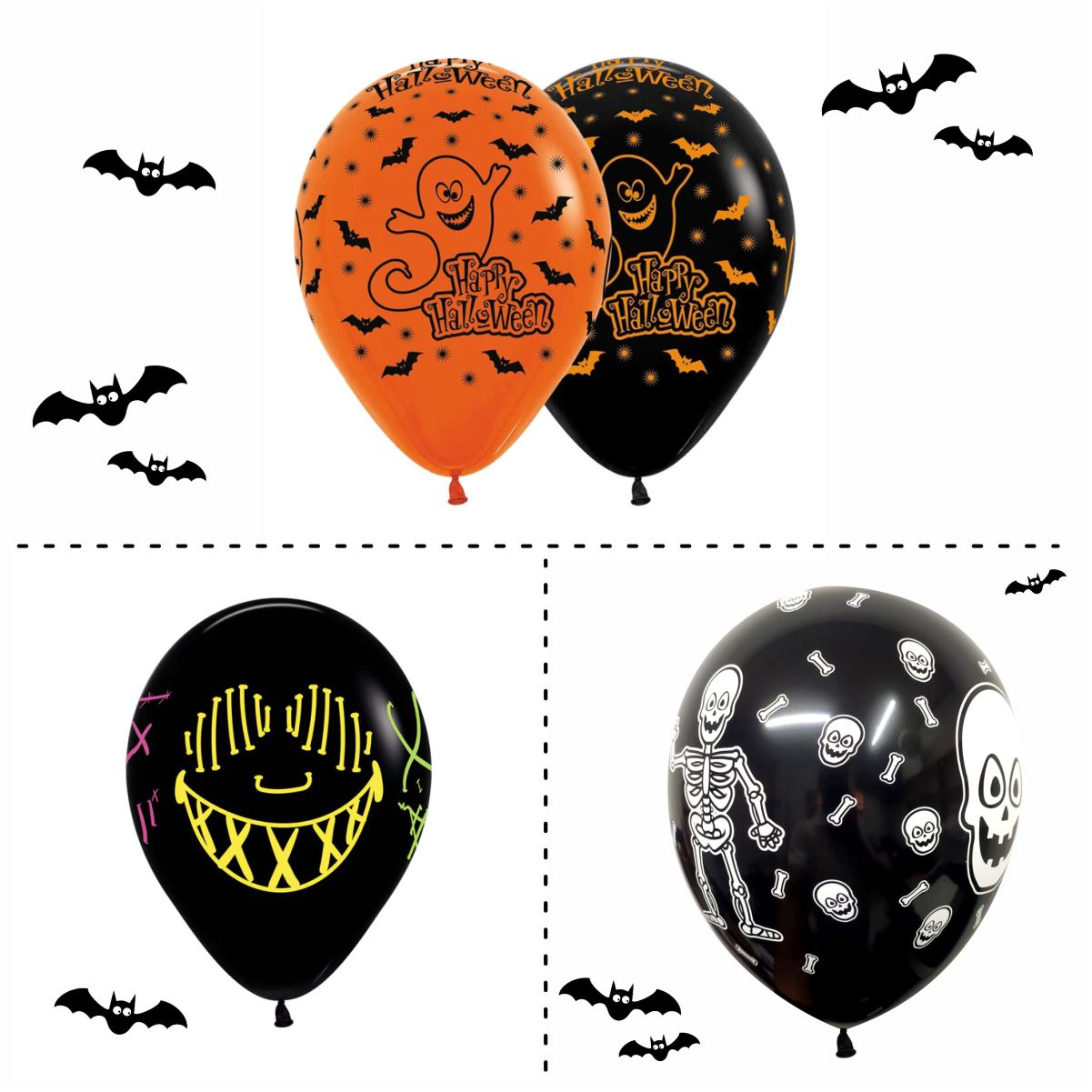 Globo Con Helio halloween estampado