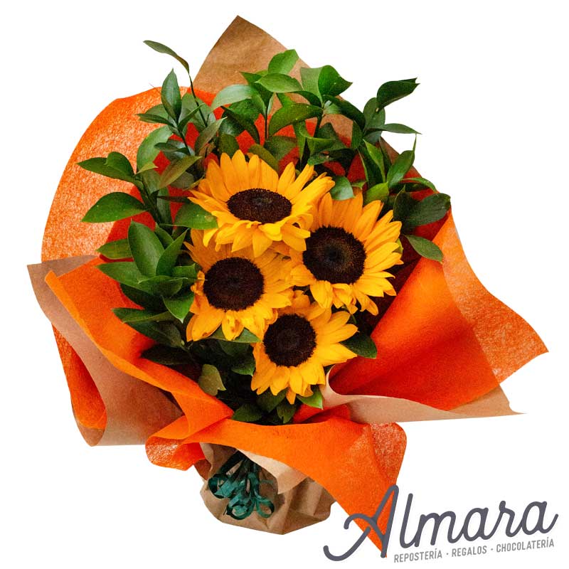 Bouquet de girasoles