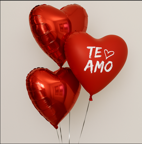 B. Globos *3 Precio Especial Adicion 2 Metalizados 1 Santin Mensaje Diseño Segun Temàtica del Regalo