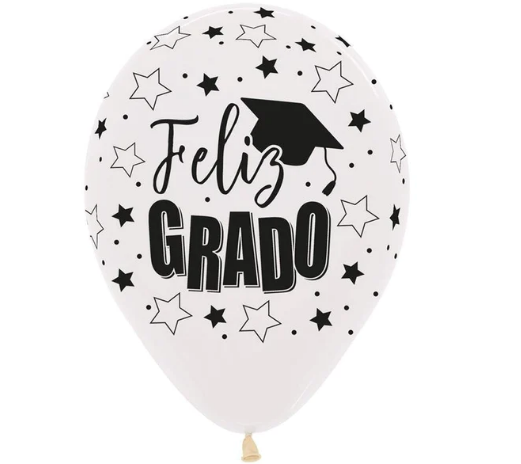 Globo Con Helio  Feliz Grado