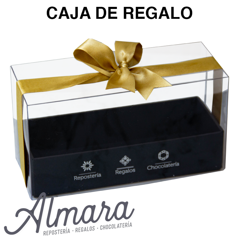 Caja regalo base estampada y tapa acrílica $$